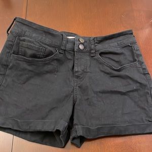 Gently Worn Black Jean Shorts